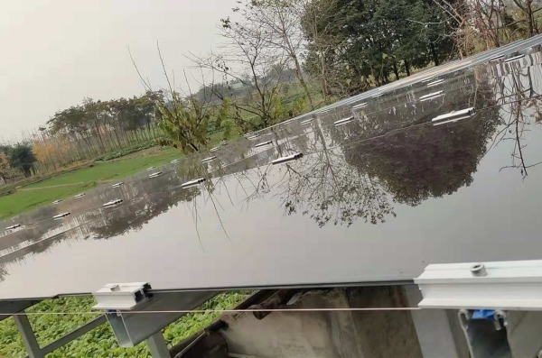 20kWp太阳能薄膜光伏发电阳光棚项目