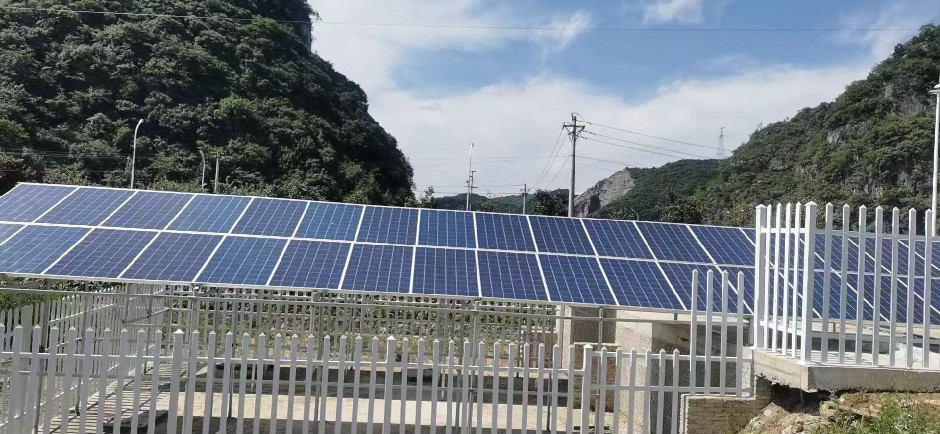 30KWp太阳光能污水处理离网供电系统